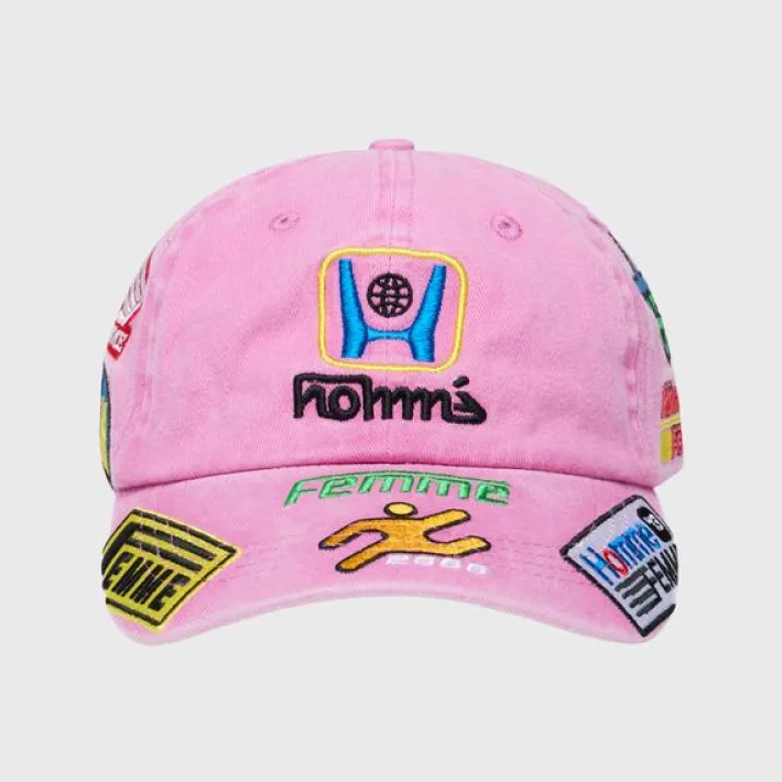 Fashion Homme + Femme Club Racing Hat Pink