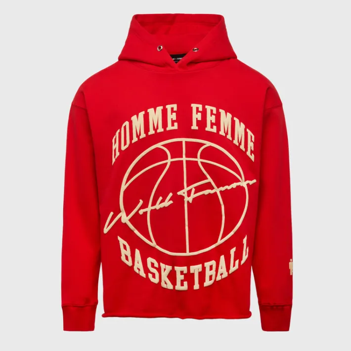 Online Homme + Femme Homme Femme Basketball Hoodie Red