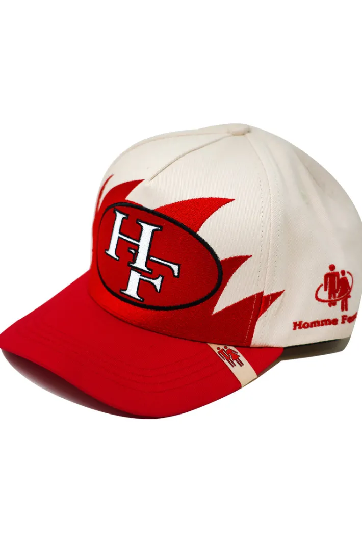 Discount Homme + Femme Shark Tooth Snapback Red