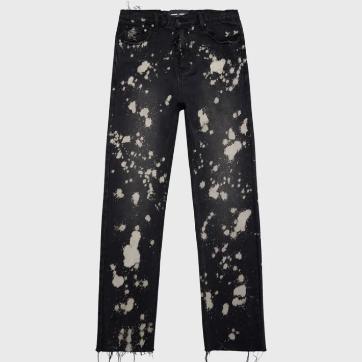 Outlet Homme + Femme Spot Washed Denim Black