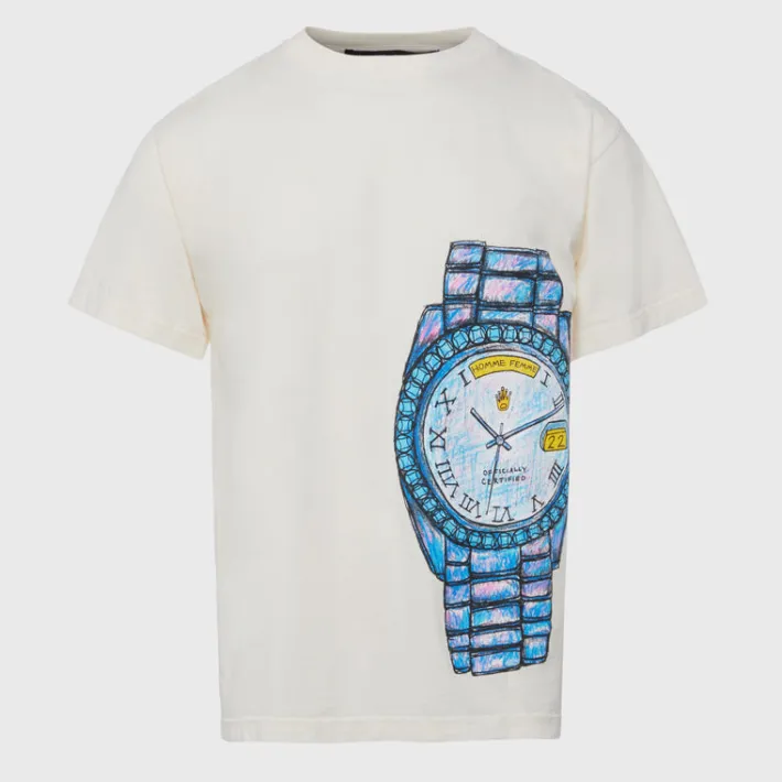 Fashion Homme + Femme The Presidential Tee Cream